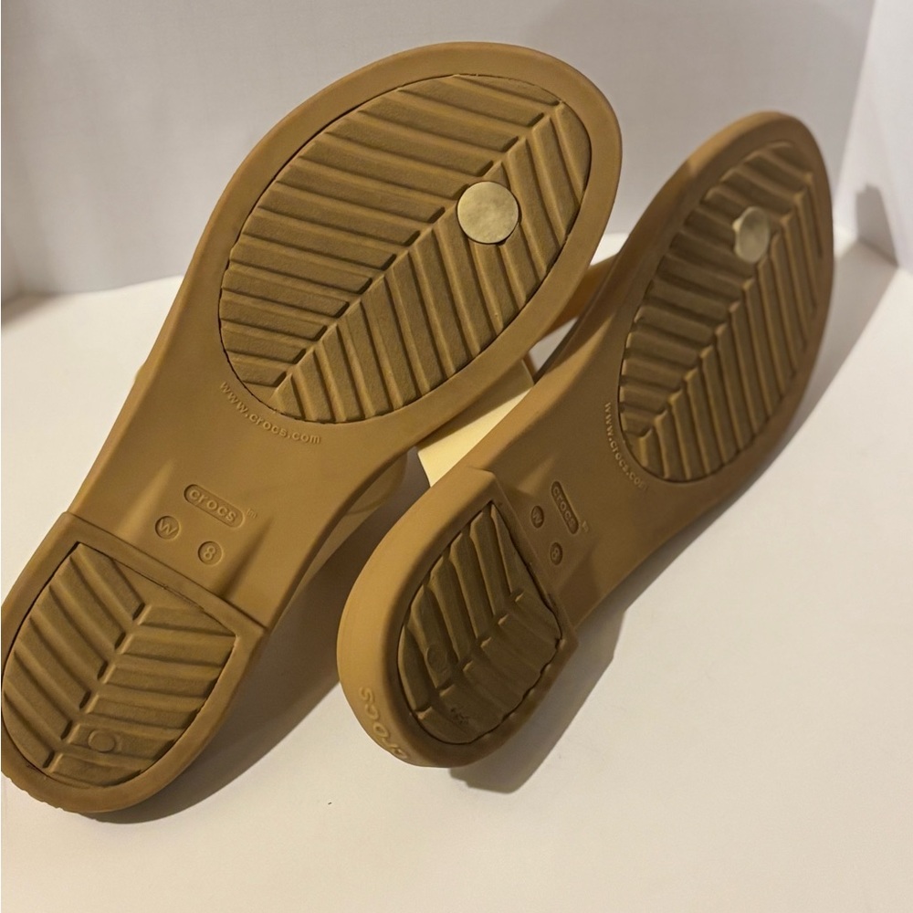 CROCS Tan Women's Sandals - Picture 6 of 7